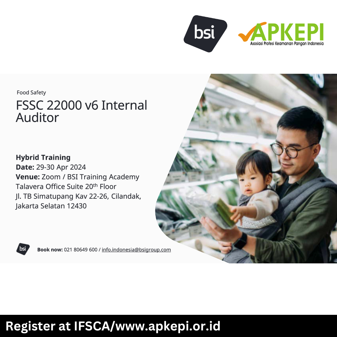 FSSC 22000 V6 INTERNAL AUDITOR