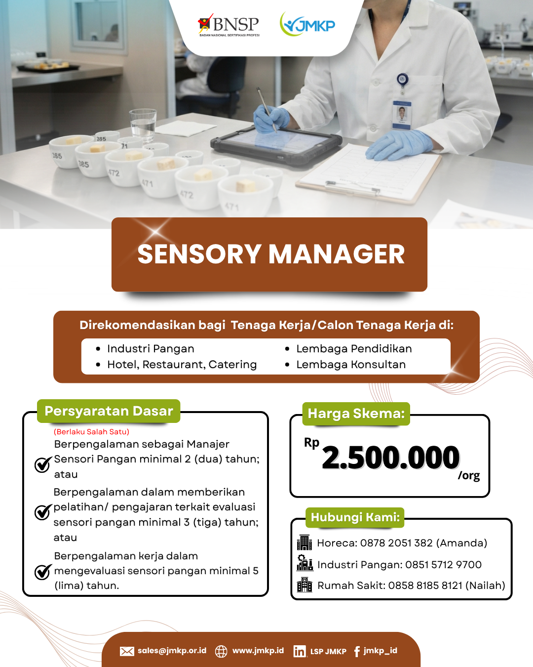Sertifikasi Kompetensi Sensory Manager
