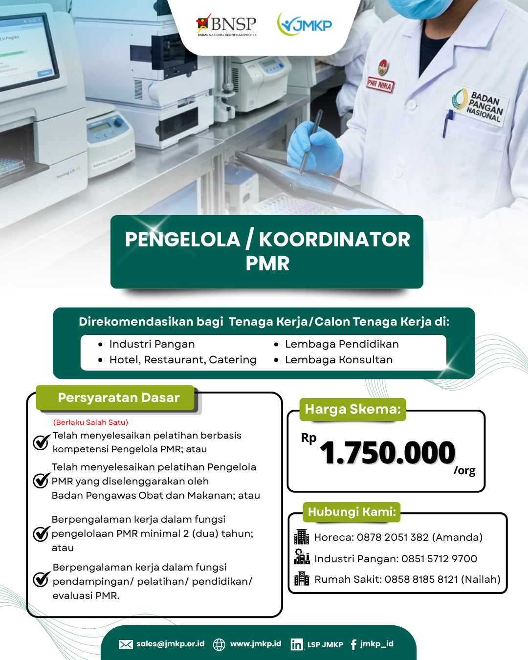 Sertifikasi Kompetensi Pengelola PMR