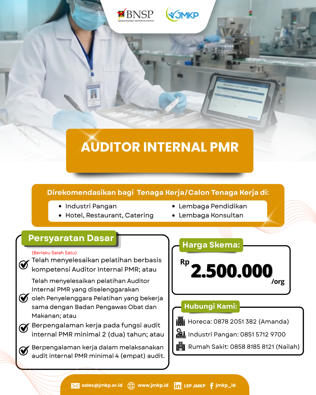 Sertifikasi Kompetensi Auditor Internal PMR