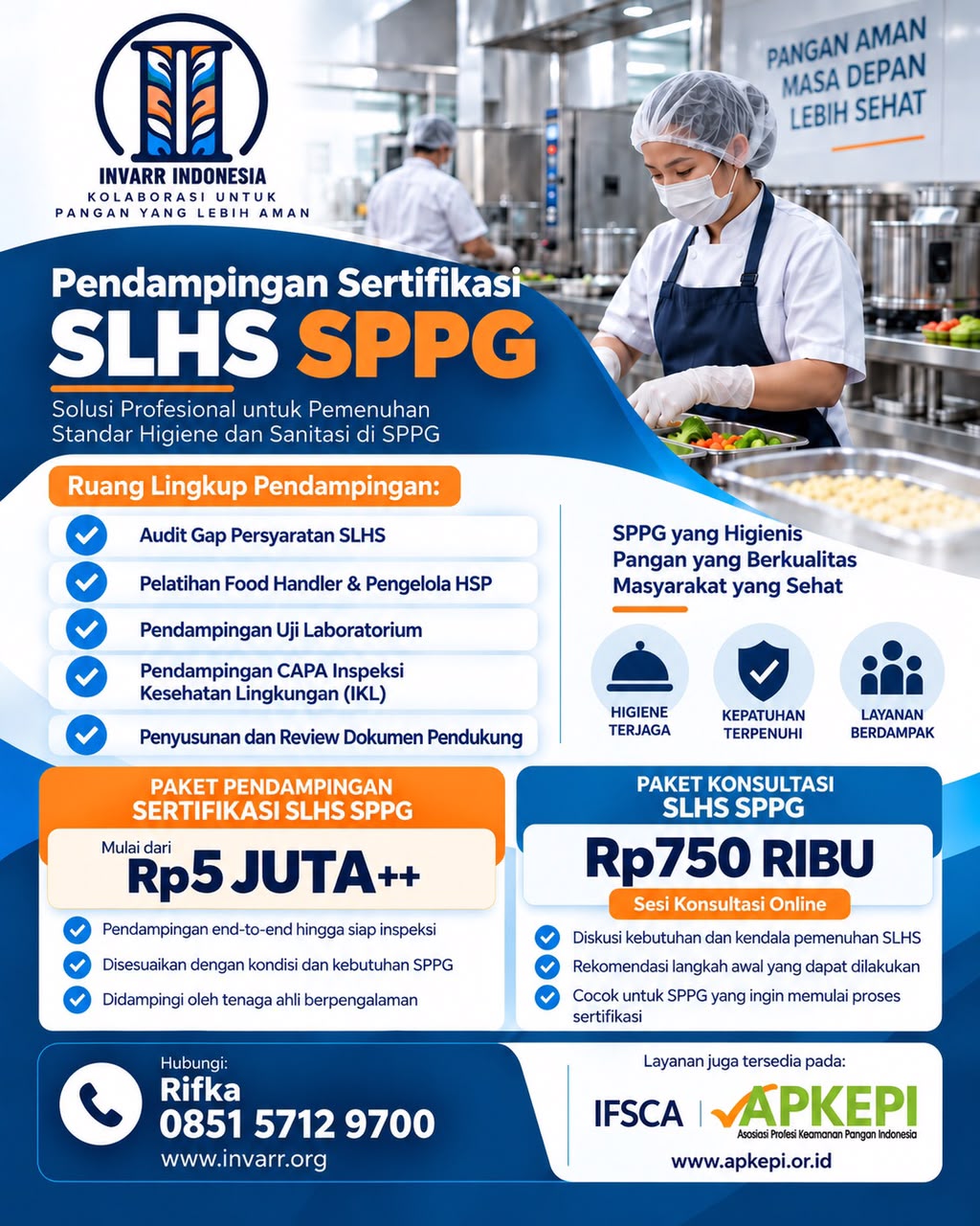 Paket Pendampingan Sertifikasi SLHS SPPG