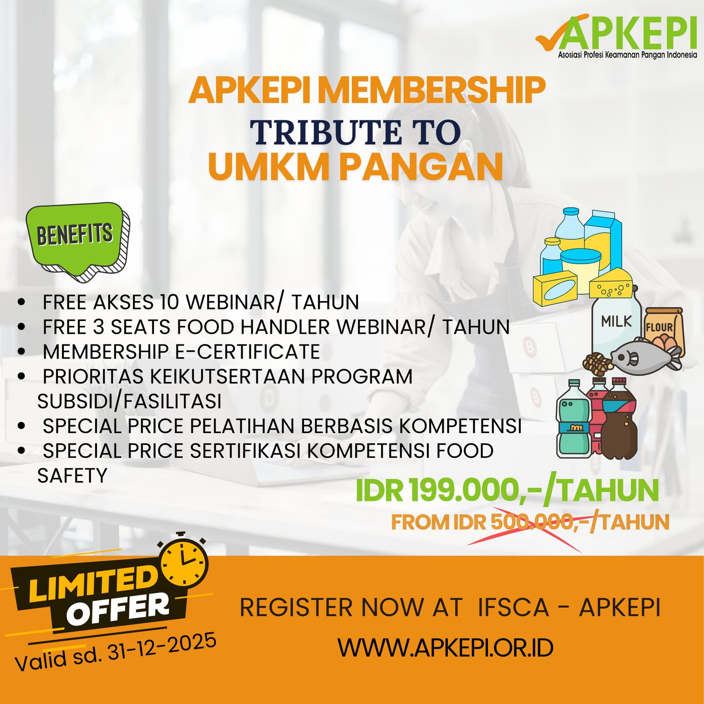 Limited Offer - Membership APKEPI_UMKM Pangan