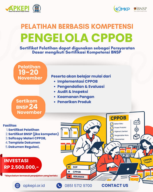 Pelatihan Berbasis Kompetensi Pengelola CPPOB