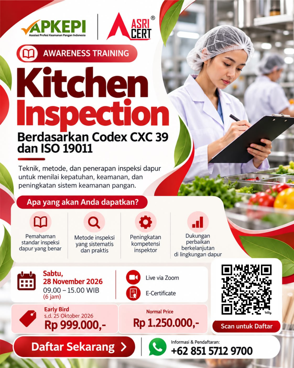 Awareness Training Kitchen Inspection