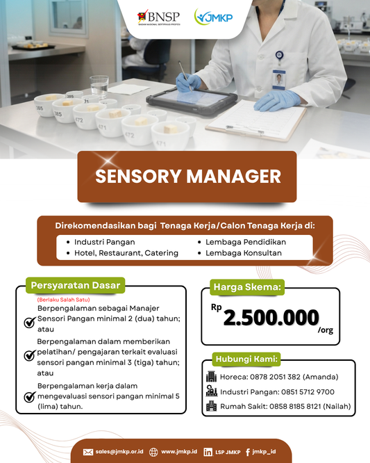 Sertifikasi Kompetensi Sensory Manager