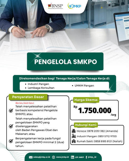 Sertifikasi Kompetensi Pengelola SMKPO