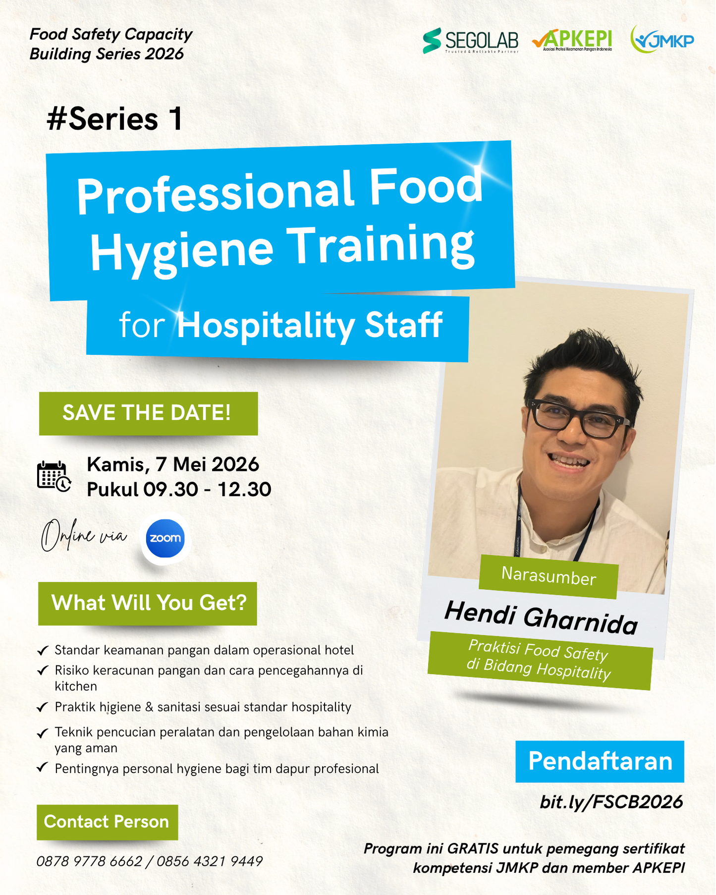 [FOOD SAFETY CAPACITY BUILDING SERIES 2026: #Series 1]