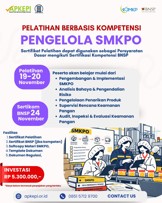 Pelatihan Berbasis Kompetensi Pengelola SMKPO